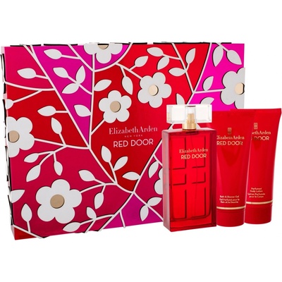 Elizabeth Arden Red Door pro ženy EDT 100 ml + tělové mléko 100 ml + sprchový gel 100 ml dárková sada