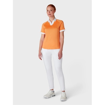 Callaway Блуза с яка Callaway Women's Short-Sleeve Performance Polo Shirt - Papaya