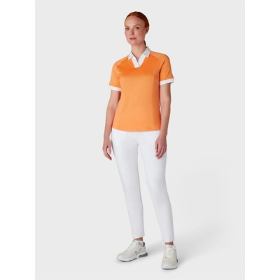 Callaway Блуза с яка Callaway Women's Short-Sleeve Performance Polo Shirt - Papaya