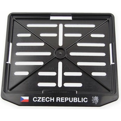M-Hasa Podložka pod ŠPZ MOTO, vlajky ČR