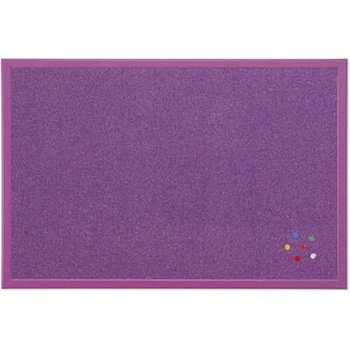Bi-Office 20x24 см табела от корк с рамка, лилава P8120-0158 (P8120-0158)