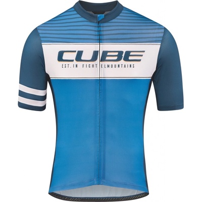 Cube Blackline Jersey CMPT Short Sleeve blue