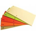 Office Products CARDBOARD HOLDERS OFFICE PRODUCTS 1/3 A4 MIX COLORS (100)