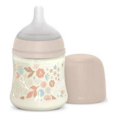 Suavinex Wonderland kojenecká láhev fyziologický průtok Liberty růžová 150 ml