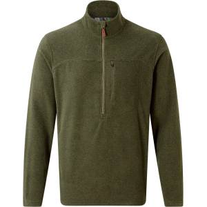 Sherpa Мъжки поларен пуловер Sherpa Rolpa Eco Zip Tee Fleece jumper - Evergreen (005-4576-0211)