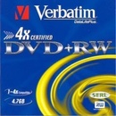 Verbatim DVD+RW 4,7GB 4x, SERL, spindle, 10ks (43488)