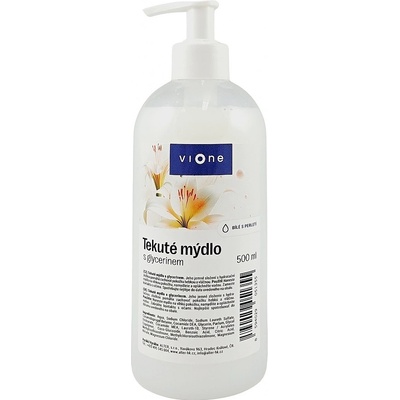 Vione tekuté mýdlo s perletí bílé Balzám pumpič 500 ml