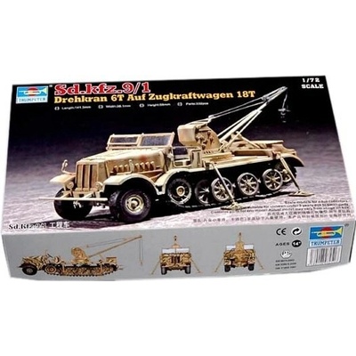 Trumpeter Sd. Kfz. 9/1 Drehkran 6t auf Zugkraftwagen 18t 1:72