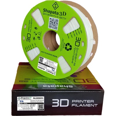 Polyamide (Nylon) филамент 1.75мм 1кг PRO Бял (NL00601)