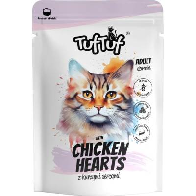 TufTtuf TufTuf Cat kuřecí srdce, kapsička, 300 g