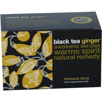 Vintage Teas Černý čaj zázvor 30 x 1,5 g