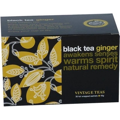 Vintage Teas Černý čaj zázvor 30 x 1,5 g