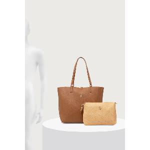 U. S. Polo Assn U. S. Polo Assn. чанта с две лица дамска от имитация на кожа Malibu (BEUM08706WVP)