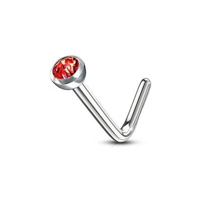 Šperky4U zahnutý piercing do nosu N01149-R