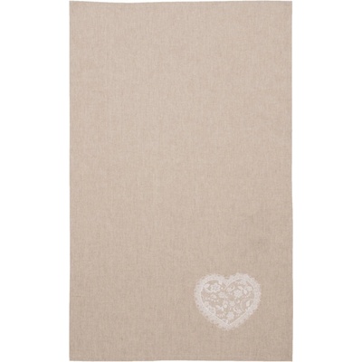 Clayre & Eef Kuchyňská utěrka LACE WITH LOVE 50*85 cm