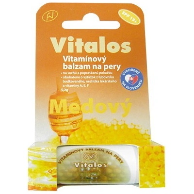 Vitalos balzam na pery med SPF15 vitamínový 4,5 g