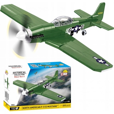 Cobi 5860 World War II North American P-51D Mustang, 1:48