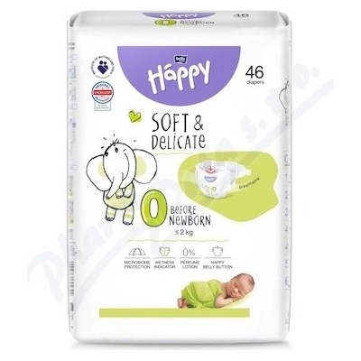 Happy Soft&Delicate 0 2kg 46ks