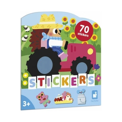 Janod Stickers samolepky farma 70 ks