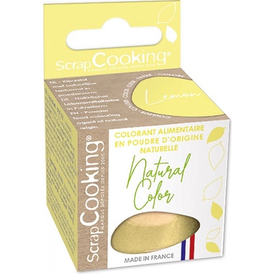 ScrapCooking Prírodná prachová farba Lemon 10 g