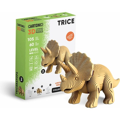 Cartonic 3D Puzzle Triceratops 105 ks