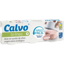 Calvo Tuňák v BIO extra panenském olivovém oleji 3x65 g