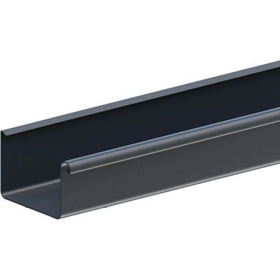 Satjam Kwadra Hranatý žľab 4 m 0,6 mm RAL 7016 antracit