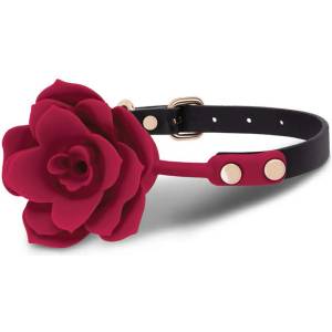 Secret Kisses Rosegasm Bloom Silicone Gag Red