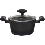 Grammy HORECANO HOME-Тенджера със стъклен капак Ø20xh10.5cm NONSTICK (GDDCP-20) (GM3020) (018304)