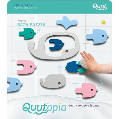 QUUTopia Veľryba- Puzzle do vody 2D