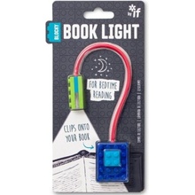 Blocky Book Light Blue lampka do książki niebieska