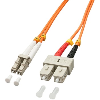 Lindy 10m OM2 LC - SC Duplex оптичен кабел 10 м Оранжев (46994)