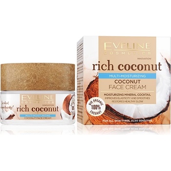 Eveline Cosmetics Rich Coconut 24 - часов крем дамски 50ml
