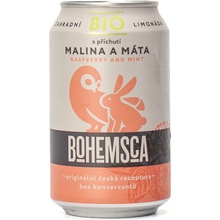 Bohemsca Bio Malina a Máta 330 ml