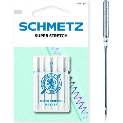 Jehly pro overlocky Schmetz HAx1 SP VJS 65 SUPER STRETCH