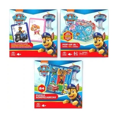 Spin Master Paw Patrol: комплект настолни игри 3 в 1