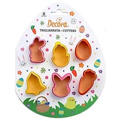 Decora Plastové vykrajovátko Veľká noc (6 ks)