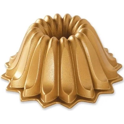 Nordic Ware Premier Gold Collection Forma na bábovku Lotus zlatá 1,2 l
