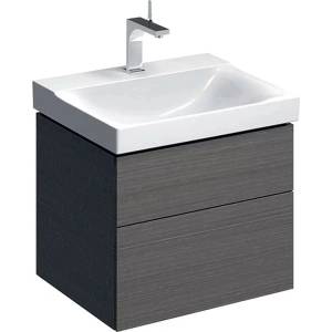 Geberit Долен шкаф за окачен умивалник Geberit Xeno2 сиво 2 чекмеджета 58 см (500.506.43.1)