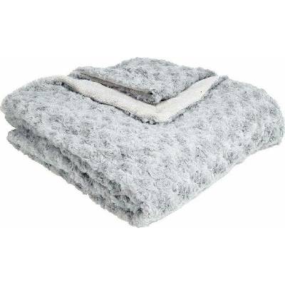 Atmosphera deka polyester sivá 120x160