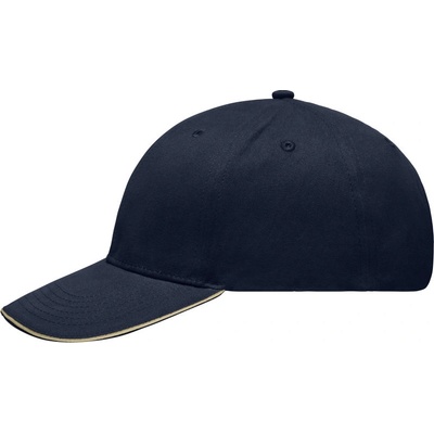 Myrtle Beach MB 6541 sandwich 6 panelová COT03654166399-navy/beige Navy/béžová