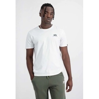 Alpha industries Basic small logo white