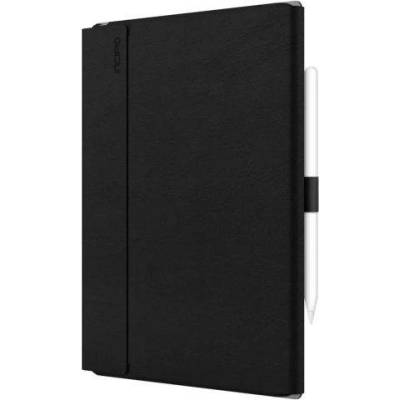 Incipio Faraday Case - стилен кожен калъф и поставка за iPad Pro 12.9 (2018) (черен)