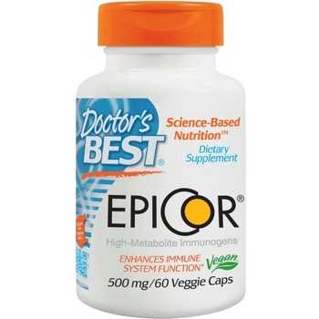 Image 1 of Doctor's Best Epicor 500 mg | High Metabolite Immunogens [60 капсули]