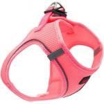 DUBEX air mesh harness - нагръдник за куче с мека мрежа и светлоотразителни елементи, обиколка врат 42-54 см, обиколка гърди 48-54 см, размер l - неон розов, Турция - 51730-vr01
