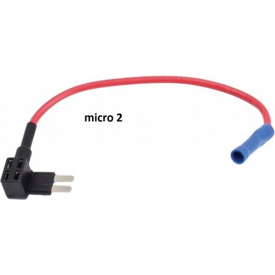 Amio Pojistkové pouzdro na MICRO 2 plochou pojistku s odbočkou TWIN - – Zbozi.Blesk.cz