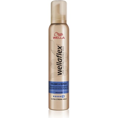 Wella Wellaflex Volume & Repair пяна втвърдител за обем и жизненост 200ml