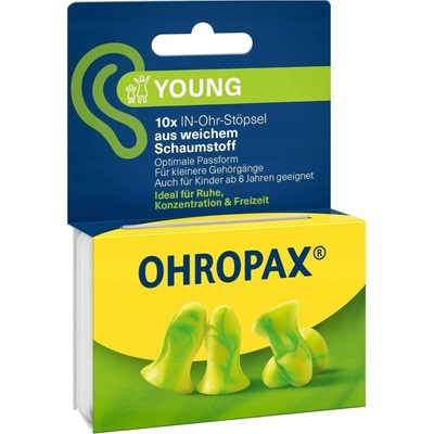 Ohropax Mini Soft dětské špunty do uší 5 párů