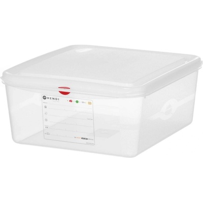 Hendi Nádoba GN 2/3 polypropylen, HENDI, GN 2/3, 13,5L, Průhledná, 354x325x(H)150mm