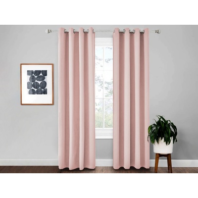 XPOSE® Zatemňovací závěsy HADES (pudrový) - 140x250 cm (2ks)